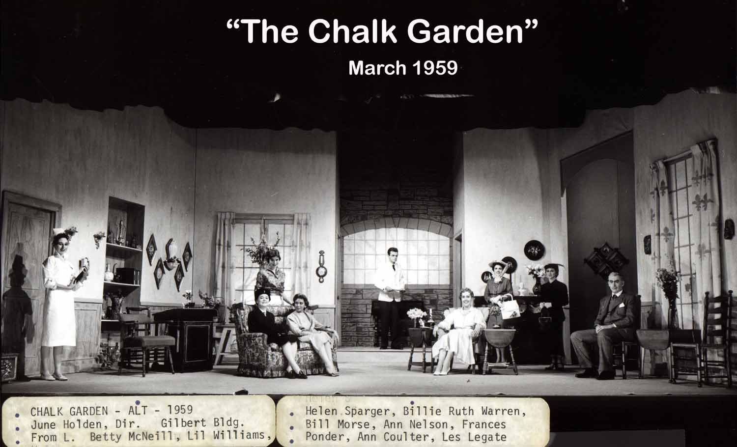 THE CHALK GARDEN Ardmore Little Theatre